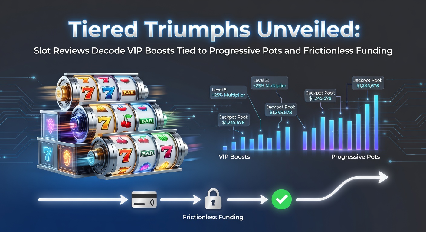 Vibrant slot screen showing VIP tier progression with glowing progressive jackpot meter and deposit icons